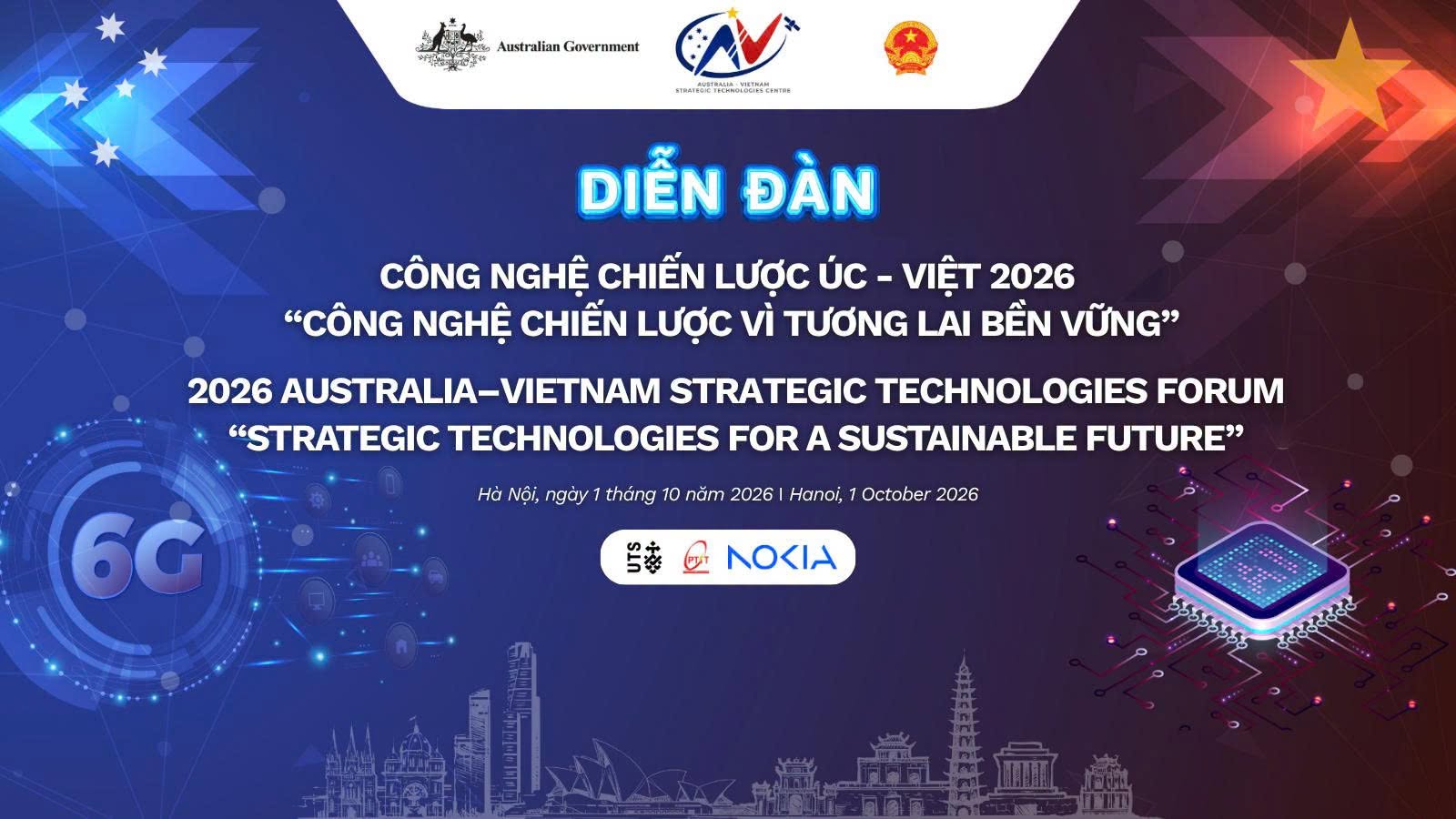 AUSTRALIA-VIETNAM STRATEGIC TECHNOLOGIES FORUM 2026: STRATEGIC TECHNOLOGIES FOR RESILIENT FUTURES